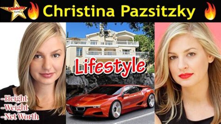 Unveiling Christina Pazsitzky Height: Everything You Need to Know